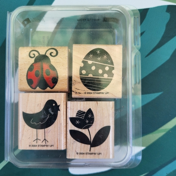 Wood block stamps - Picture 1 of 2